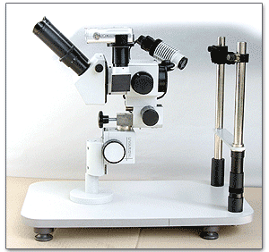 Microscope iris diagnosis